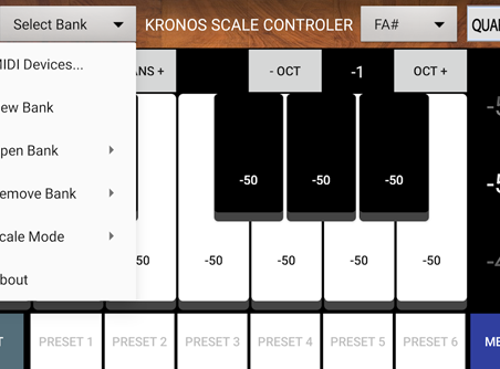 KORG KRONOS Scale Controller pro