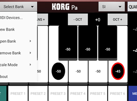 KORG Pa series  Scale Controller Pro