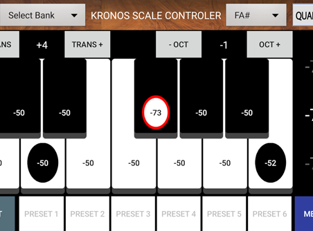 KORG KRONOS Scale Controller pro